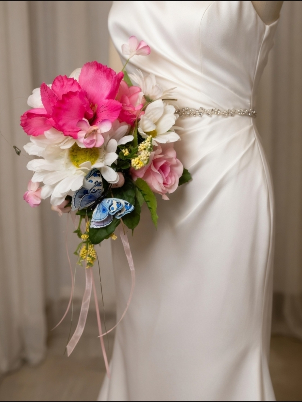 #0016 Perfect Pink Bridal Bouquets For Added Touch To Your Special Day